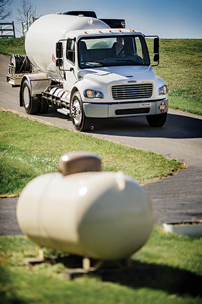 propane auto-delivery for residential customers